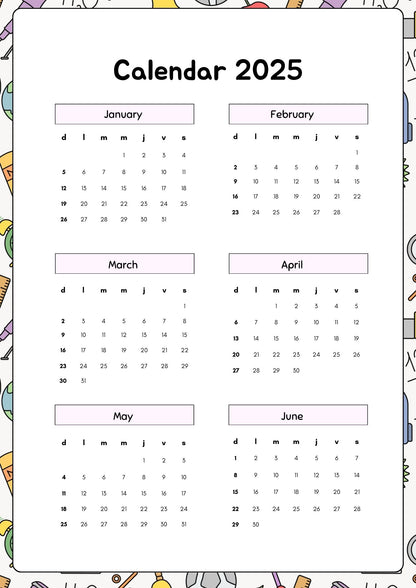 Student Printable Planner 2025