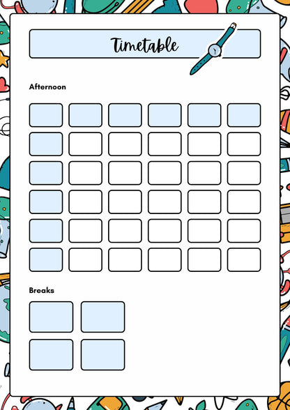 Teacher Planner- Printable