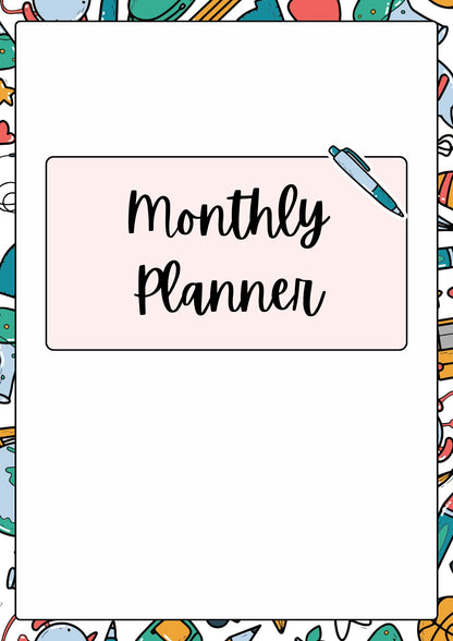 Teacher Planner- Printable