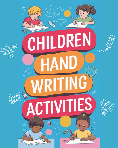 Children Hand Writing Activities -Digital Download