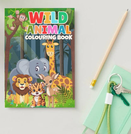 50 Wild Animal Colouring Book for Kids - Printable